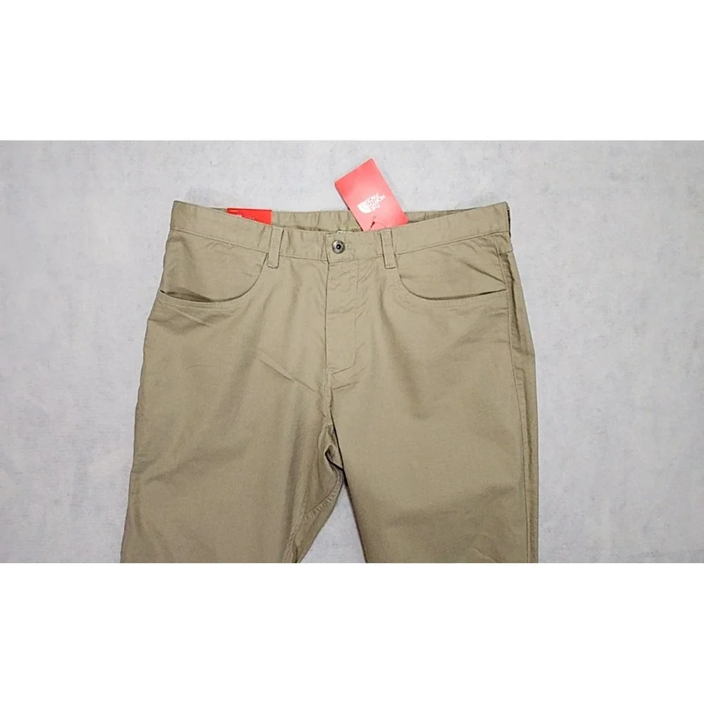 The North Face Motion Pants Men 36 X 33 NEW Standard Fit Stretch Khaki Beige